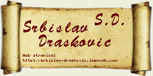 Srbislav Drašković vizit kartica